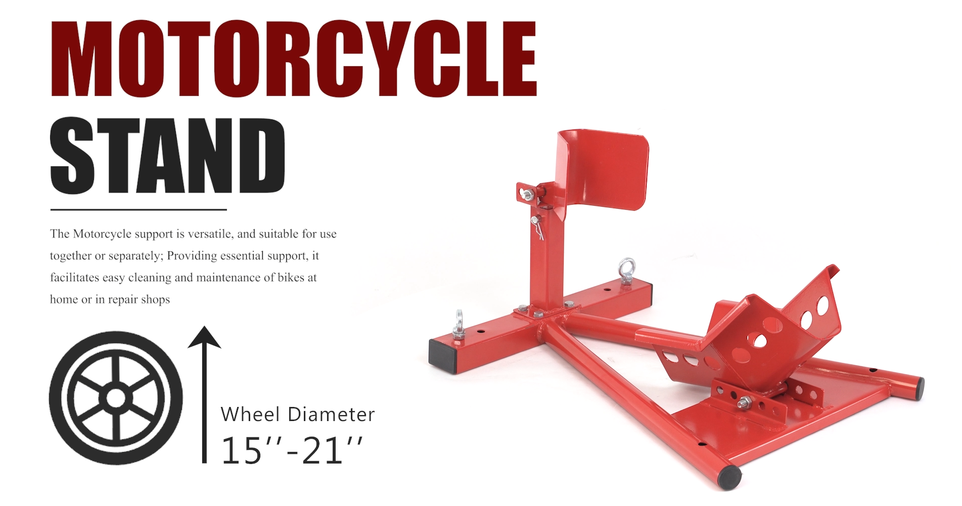 Amazon.com: Auto Dynasty Adjustable Motorcycle Wheel Chock Stand